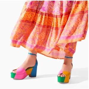 Charlotte Stone "Bailey in Carousel" lightweight platform size 8